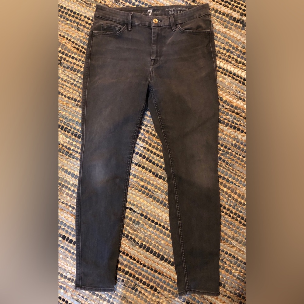 Women’s 7 for All Mankind Grey Skinny Jeans